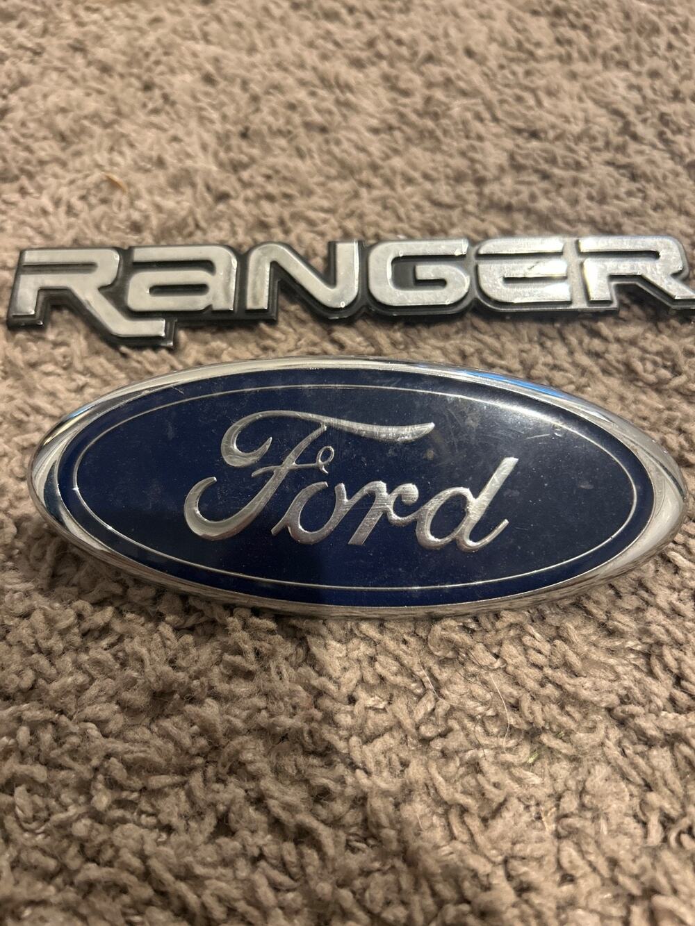 Ford Emblem and a Ranger Emblem